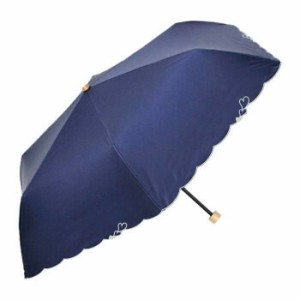 EMBRO HEART PARASOL 日傘 折りたたみ傘 軽量 かわいい ネイビー 晴雨兼用 EHP-3F50-SH-NV 4518003020216