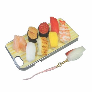 日本職人が作る 食品サンプル iPhone6ケース ミニチュア寿司 IP-605 4549081351954