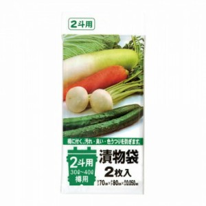 ジャパックス 漬物袋 2斗用(30L〜40L) 透明 2枚×10冊×6袋 TK03