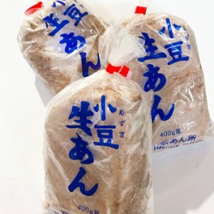 石川製あん所 北海道産小豆使用 冷凍生あん 400g×10（4kg）【凍】 / 送料無料 / 和菓子作りやお彼岸 年末のおせち料理の材料として あん