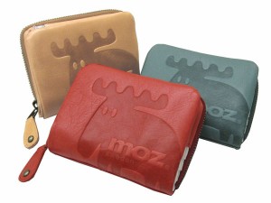 【送料無料】moz(モズ)エルク 折財布 (袋縫い 二つ折財布 ラウンドファスナー) 86000【PD2017】