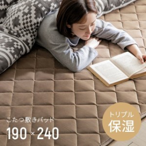 【全品対象3%OFFクーポン/詳細はバナーから】 こたつ 敷布団 長方形 190×240cm 洗える こたつ敷き布団 こたつ布団 ラグマット 敷きふと