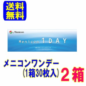 メニコン メニコンワンデー 2箱セット ポスト便 送料無料 １日使い捨て コンタクトレンズ ワンデー ワンデイ 1day クリアレンズ コンタク