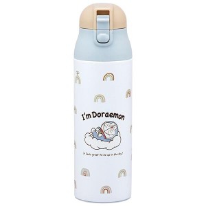  ドラえもん 水筒 ステンレスマグボトル 500ml 保温 保冷 ワンプッシュ I’m Doraemon お空さんぽ スケーター 