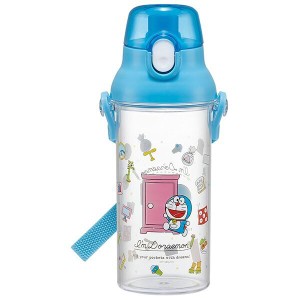  ドラえもん 水筒 クリアボトル 480ml 食洗機対応 直飲み プラ製 ワンタッチ I’m Doraemon ラインデザイン 子供 子ども キッズ  スケー