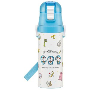  ドラえもん 水筒 ステンレスボトル 470ml 超軽量 ワンプッシュ I’m Doraemon ラインデザイン 子供 子ども キッズ キャラクター スケー