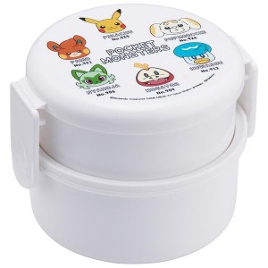  ポケモン お弁当箱 500ml ランチボックス 二段 フォーク付 フェイス ポケットモンスター 子供 子ども キッズ キャラクター スケーター 