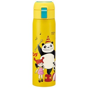  パンダコパンダ 水筒 マグボトル 480ml  保温 保冷 ステンレス ワンタッチ キャラクター スケーター 