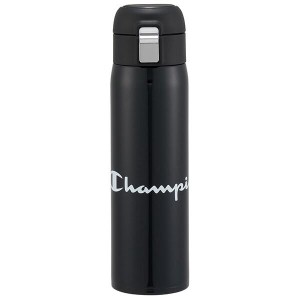  Champion 水筒 480ml マグボトル ワンタッチ ステンレス ボトル ブラック チャンピオン 大人 子ども キッズ スケーター 