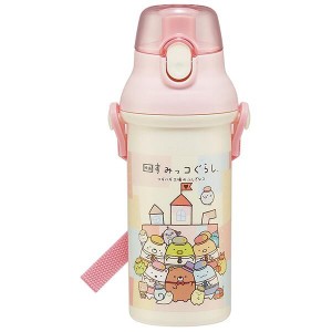  すみっコぐらし 水筒 マグボトル 480ml 抗菌 食洗機 直飲み プラ ワンタッチ ボトル 映画 ツギハギ工場のふしぎなコ 子供 子ども キッズ