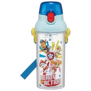  パウ・パトロール ドリンクマーカーボトル 水筒 480ml メモリ付き クリア 透明 子供 子ども キッズ キャラクター スケーター 