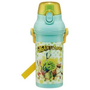  ギガントサウルス 水筒 480ml マグボトル 直飲み 抗菌 食洗機対応 プラスチック ワンタッチ 子供 子ども キッズ キャラクター スケータ