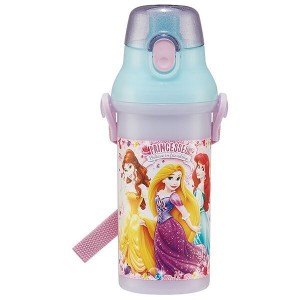  プリンセス 水筒 マグボトル 480ml 抗菌 食洗機対応 直飲み プラスチック ワンタッチ 女の子 子供 キッズ ディズニー キャラクター スケ