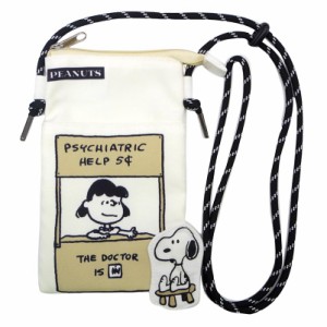  スヌーピー PopUp ファスナーサコッシュ スヌーピー＆ルーシー ポシェット PEANUTS    予約商品