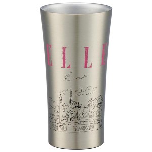  ELLE ステンレスタンブラー カップ コップ 保温 保冷 400ml スケーター 