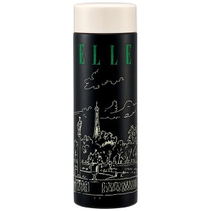  ELLE  水筒 超軽量 マグボトル 350ml ステンレス製 保冷 保温 スケーター 