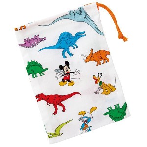  ミッキー＆フレンズ恐竜 コップ袋 巾着袋 コップ入れ 子供 子ども キッズ キャラクター 