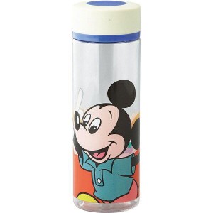  ミッキーマウス 水筒 400ml ウォーターボトル 直飲み シンプル  クリア 透明 子ども キッズ 大人 レディース レトロ ディズニー キャラ