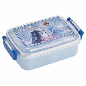  アナと雪の女王 抗菌 食洗機対応 ふわっとフタタイトランチボックス角型 ランチボックス 450ml お弁当箱 