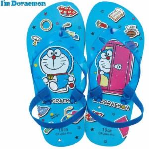  ドラえもん ビーチサンダル 19cm I’m Doraemon ステッカー 子供 子ども キッズ キャラクター スケーター 