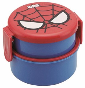  スパイダーマン 弁当箱 2段 ランチボックス 丸型 MARVEL kawaii キャラクター スケーター  