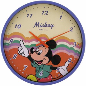  ディズニー 掛け時計 レトロ ミッキーマウス 壁掛け時計 おしゃれ かわいい スケーター 