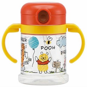  くまのプーさん ストローマグ 260ml 両手ハンドル付 折りたたみ式 子供 子ども キッズ キャラクター POOH スケッチ スケーター 