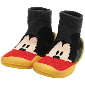  ミッキーマウス ソックスシューズ S 11.9cm ベビー ファースト シューズ 靴 赤ちゃん  ディズニー Disney 子供 子ども キッズ キャラク