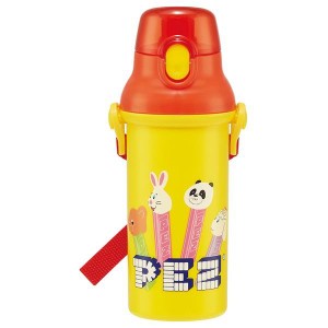  ペッツ 水筒 480ml ワンタッチボトル 抗菌 食洗機対応 直飲み プラ PEZ 子供 こども 子ども キャラクター スケーター 