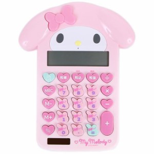 マイメロディ 電卓 フェイス形キー電卓 12桁表示 サンリオ sanrio キャラクター