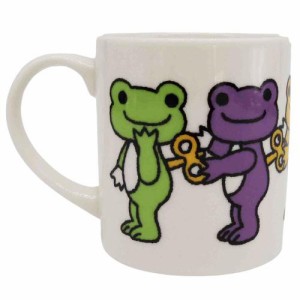  かえるのピクルス マグカップ 陶磁器MUG 