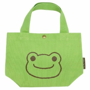  かえるのピクルス ミニミニトート フェイス グリーン 緑 手さげバッグ 