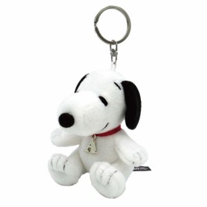  スヌーピー イニシャルマスコット A 座り キーホルダー SNOOPY キャラクター 