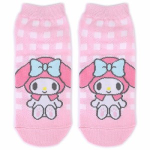 マイメロディ ソックス 靴下 チェック ピンク レディース 女子 女の子 おしゃれ かわいい サンリオ sanrio キャラクター