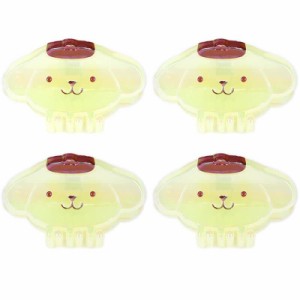 ポムポムプリン ミニヘアクリップ 4個セット オーロラ サンリオ sanrio キャラクター