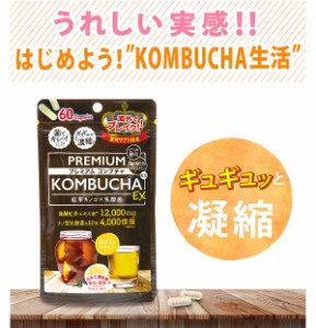 メール便ＯＫ♪新発売!!大人気ダイエットサプリ【プレミアム コンブチャ EX】送料無料2個セット/SALE 