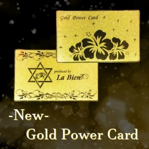 数量限定☆金運アイテム【Gold Power Card ゴールドパワーカード】2枚セット