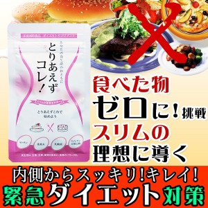 メール便OK♪新発売!!大人気ダイエットサプリメント【とりあえずコレ！】2個以上で送料無料