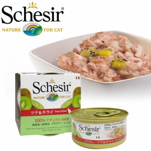 シシア Schesir キャットフード ツナ＆キウイ フルーツタイプ 75g 