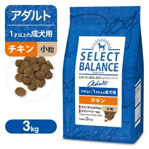 セレクトバランス アダルト（成犬用） チキン 小粒 3kg