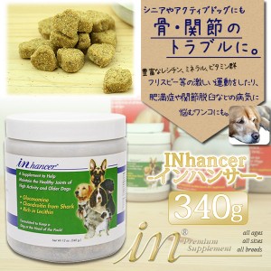 プレミアムサプリメント Inhancer インハンサー 骨 関節のケア 犬用 340g シニア 高齢犬 アクティブドッグ 骨 関節トラブル の通販はau Wowma ワウマ ペッツビレッジクロス 商品ロットナンバー