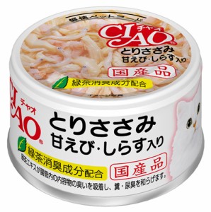 いなば チャオ とりささみ 甘えび・しらす入り 85g