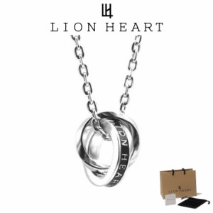 ライオンハート ネックレス メンズ 【WEB限定】ロゴダブルリングネックレス サージカルステンレス316L LH-03NE0515 LION HEART ステンレ