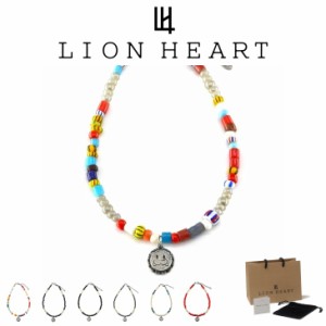 ライオンハート アンクレット メンズ ビーズ アンクレット 淡水パール チェーン ミックス LH-1AN043 LION HEART クリスマス 誕生日 プレ