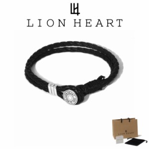 ライオンハート ブレスレット メンズ クラシック サークル ロゴ レザー LH-1BR107 LION HEART クリスマス 誕生日 プレゼント ギフト 彼氏