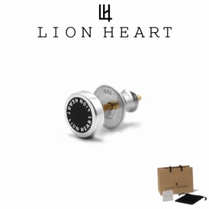 ライオンハート ピアス メンズ スタッズ ピアス サークル ロゴ LH-1EA177 LION HEART メンズピアス 片耳用 1点売り クリスマス 誕生日 プ