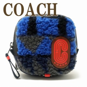 コーチ COACH ポーチ メンズ 小物入れ カラビナ ベルトループ Cロゴ ラウンドファスナー ファブリック 5799QBBLM 【ネコポス】 ブランド 