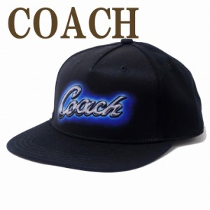 コーチ COACH メンズ 帽子 ベースボールキャップ ハット つば付 ロゴ C0977BLK ブランド 人気