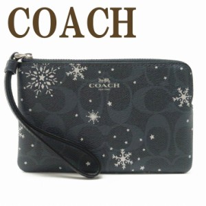 コーチ COACH ポーチ ハンドポーチ リストレット クラッチ 財布 ハンドバッグ スノー スノーフレーク C1862SVF23 【ネコポス】 ブランド 