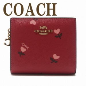 コーチ COACH 財布 レディース 二つ折り財布 花柄 ハート フローラル フローラ ピンク C2868IMMZI ブランド 人気